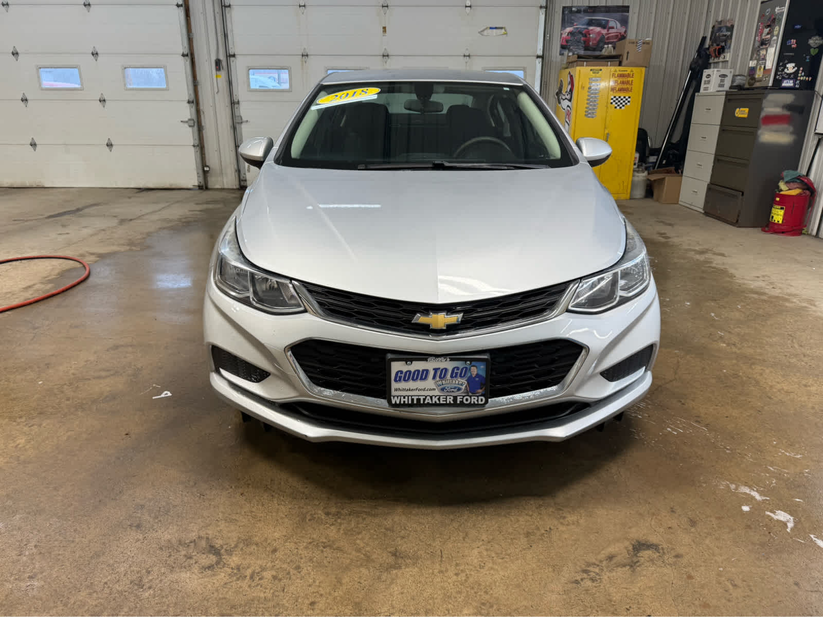 2018 Chevrolet Cruze LS - Silver Ice Metallic exterior view 3