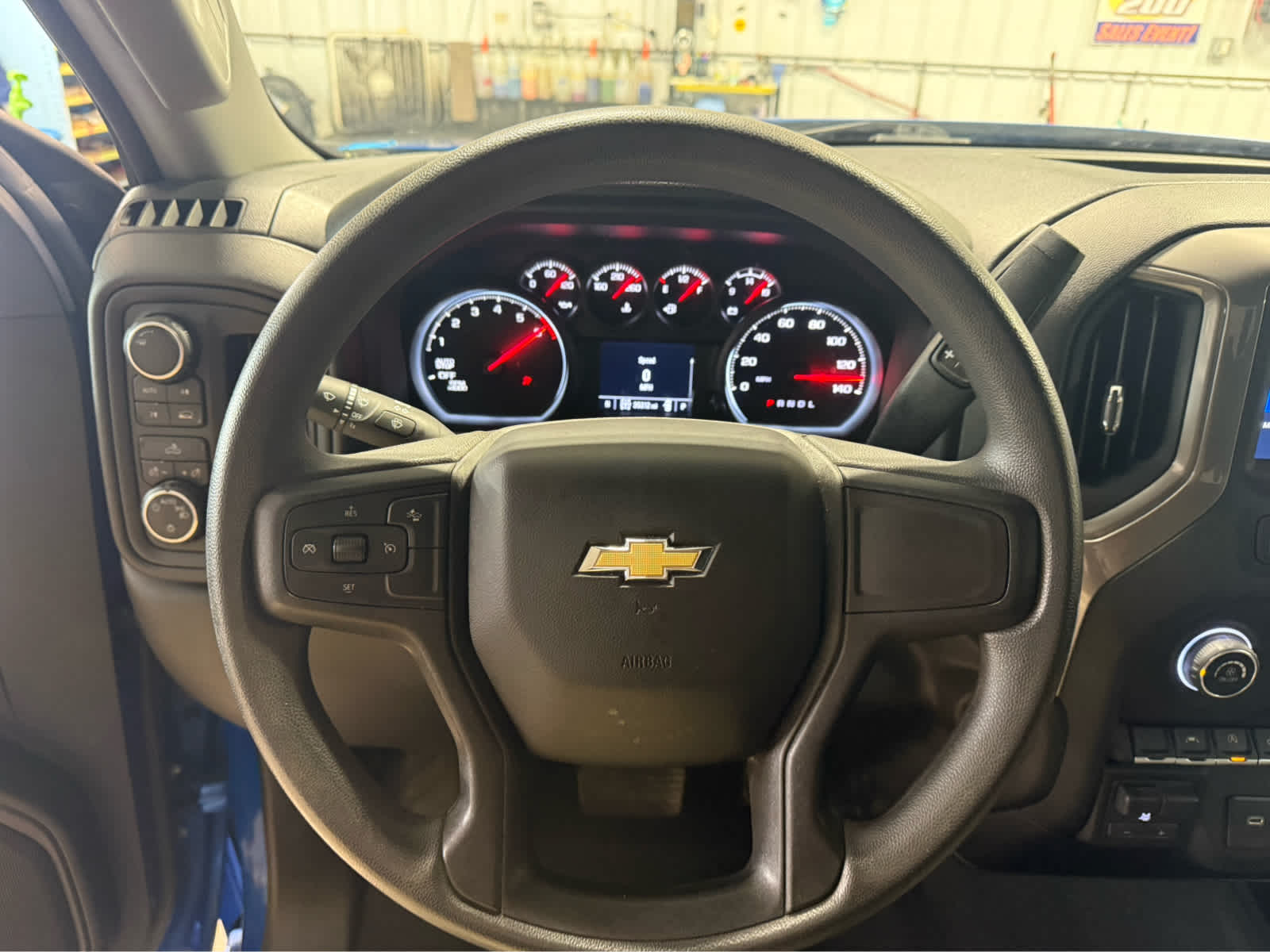2023 Chevrolet Silverado 1500 Custom - Glacier Blue Metallic exterior view 11