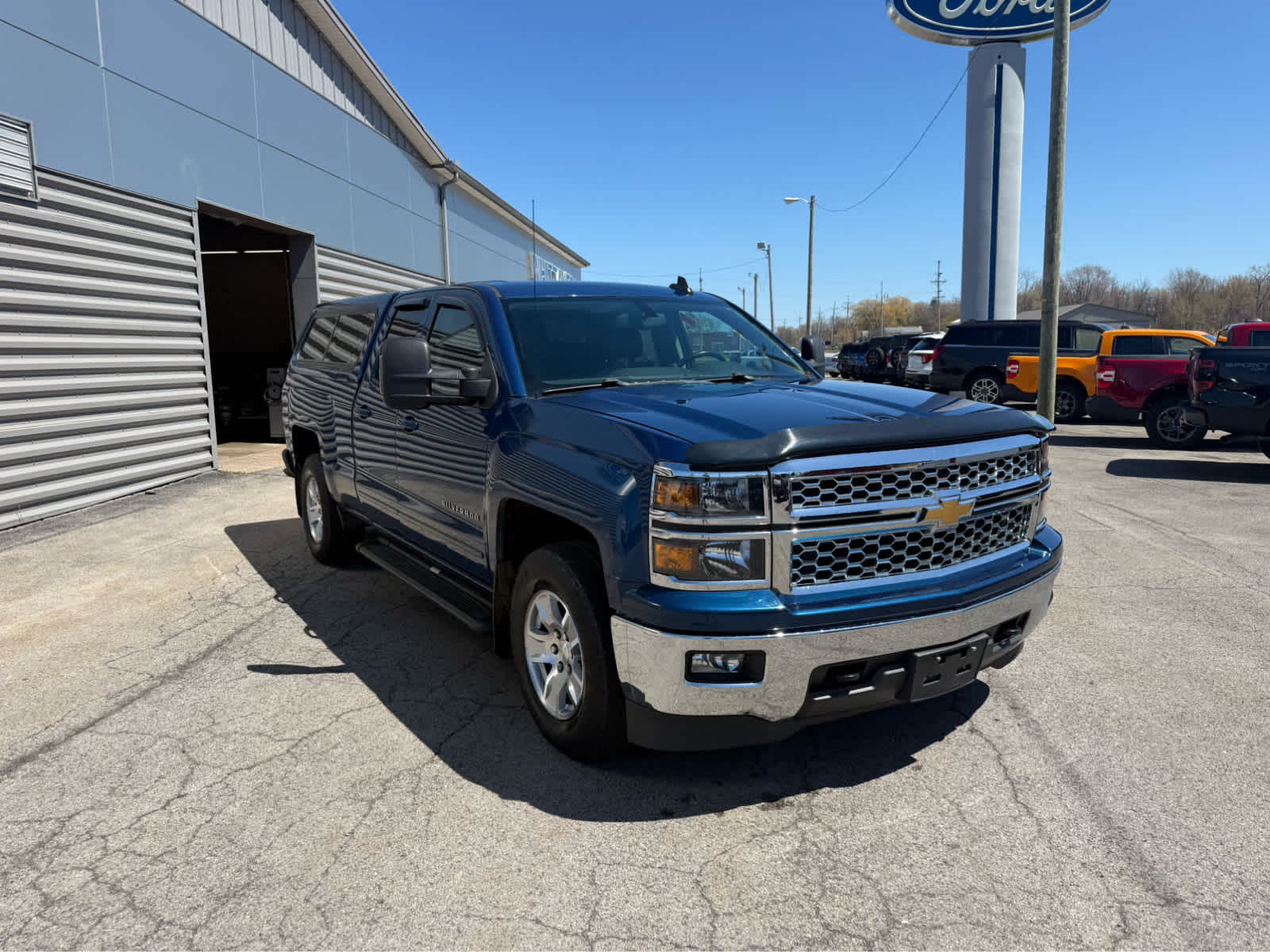 2015 Chevrolet Silverado 1500 LT - Deep Ocean Blue Metallic exterior view 2