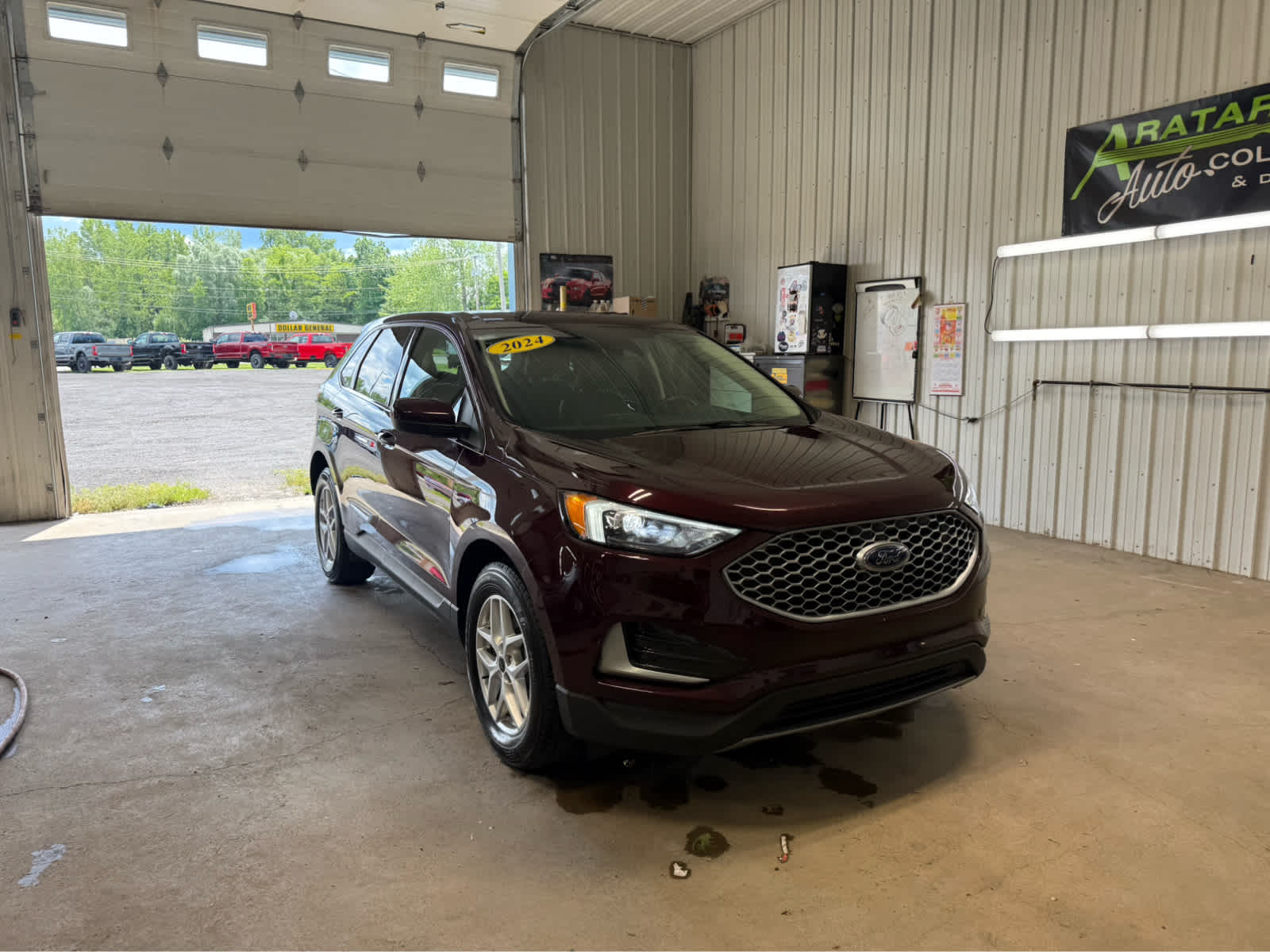 2024 Ford Edge SEL - Burgundy Velvet Metallic Tinted Clearcoat exterior view 2