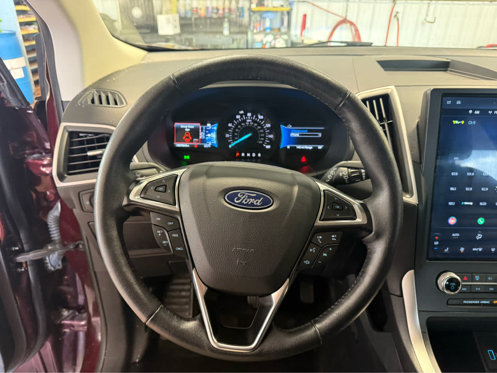 2024 Ford Edge SEL - Burgundy Velvet Metallic Tinted Clearcoat exterior view 9