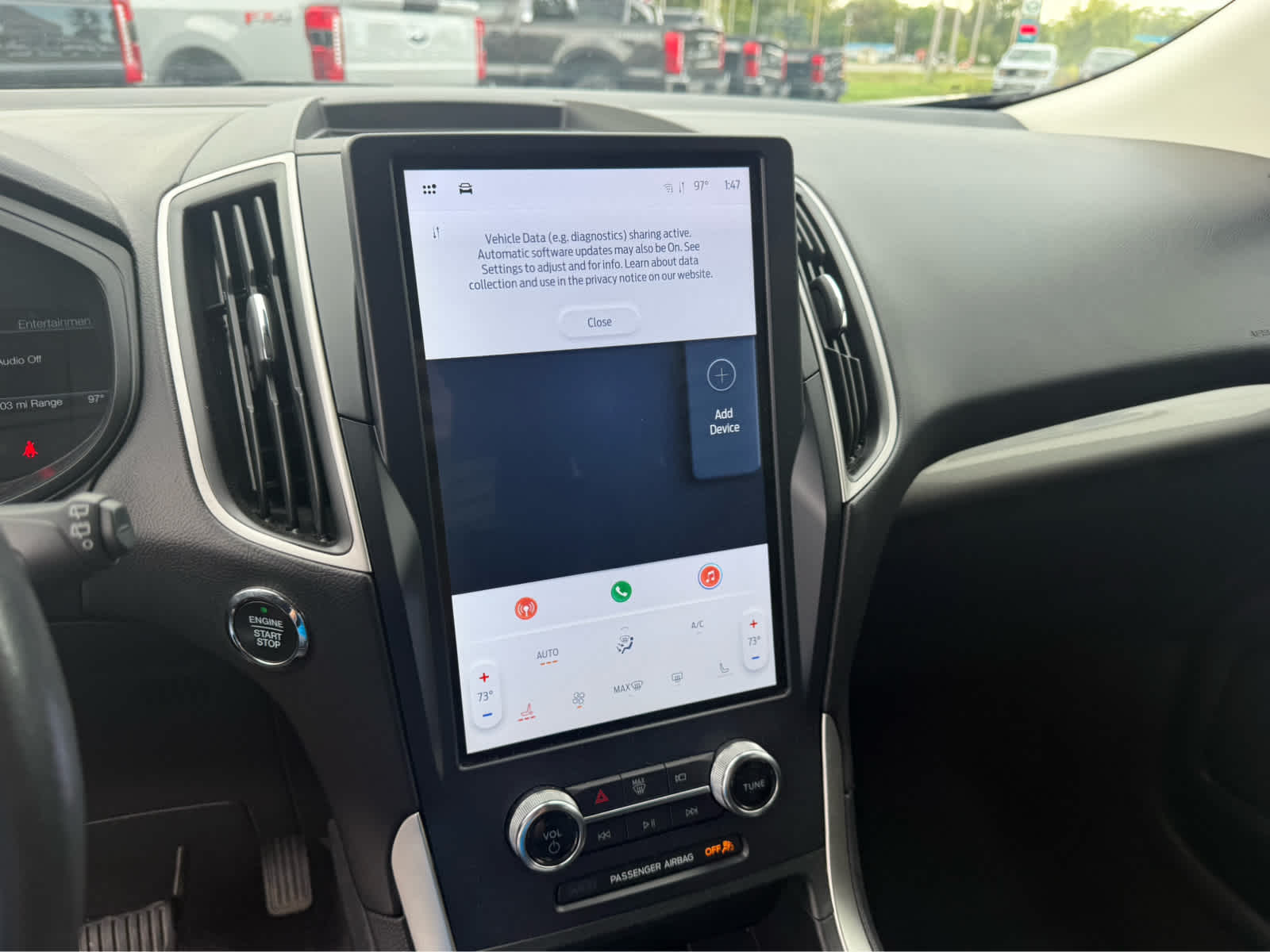 2023 Ford Edge SEL - Forged Green Metallic exterior view 13