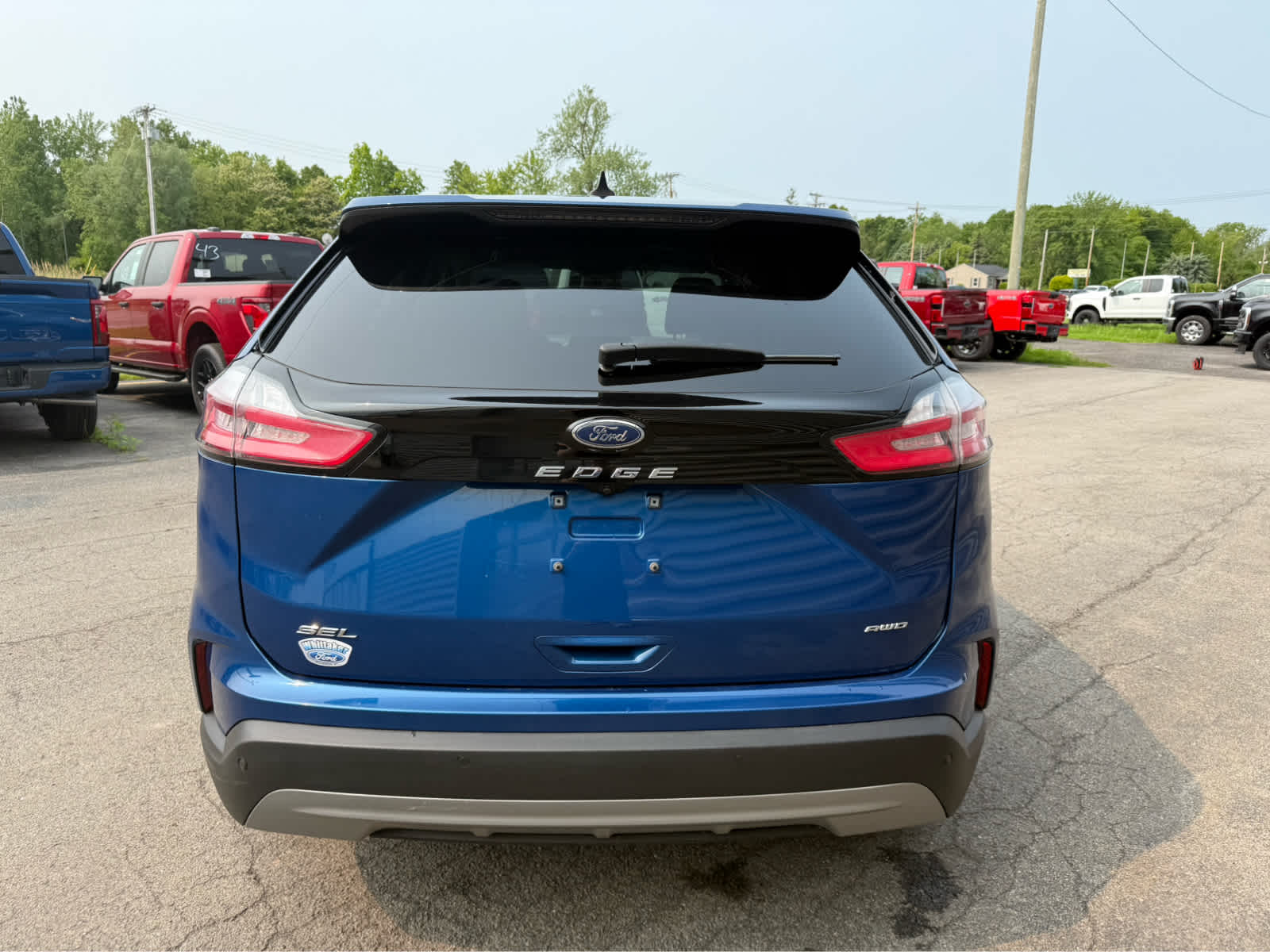 2022 Ford Edge SEL - Atlas Blue Metallic exterior view 5