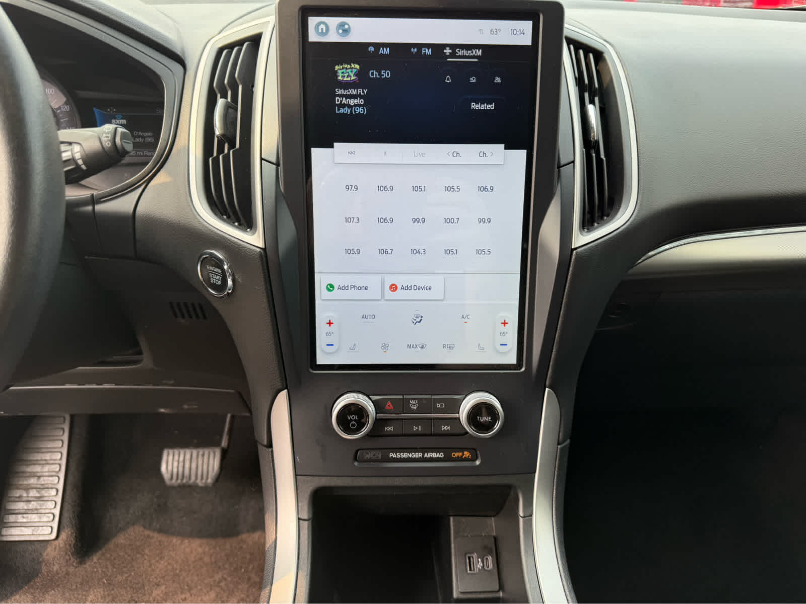 2022 Ford Edge SEL - Atlas Blue Metallic exterior view 13