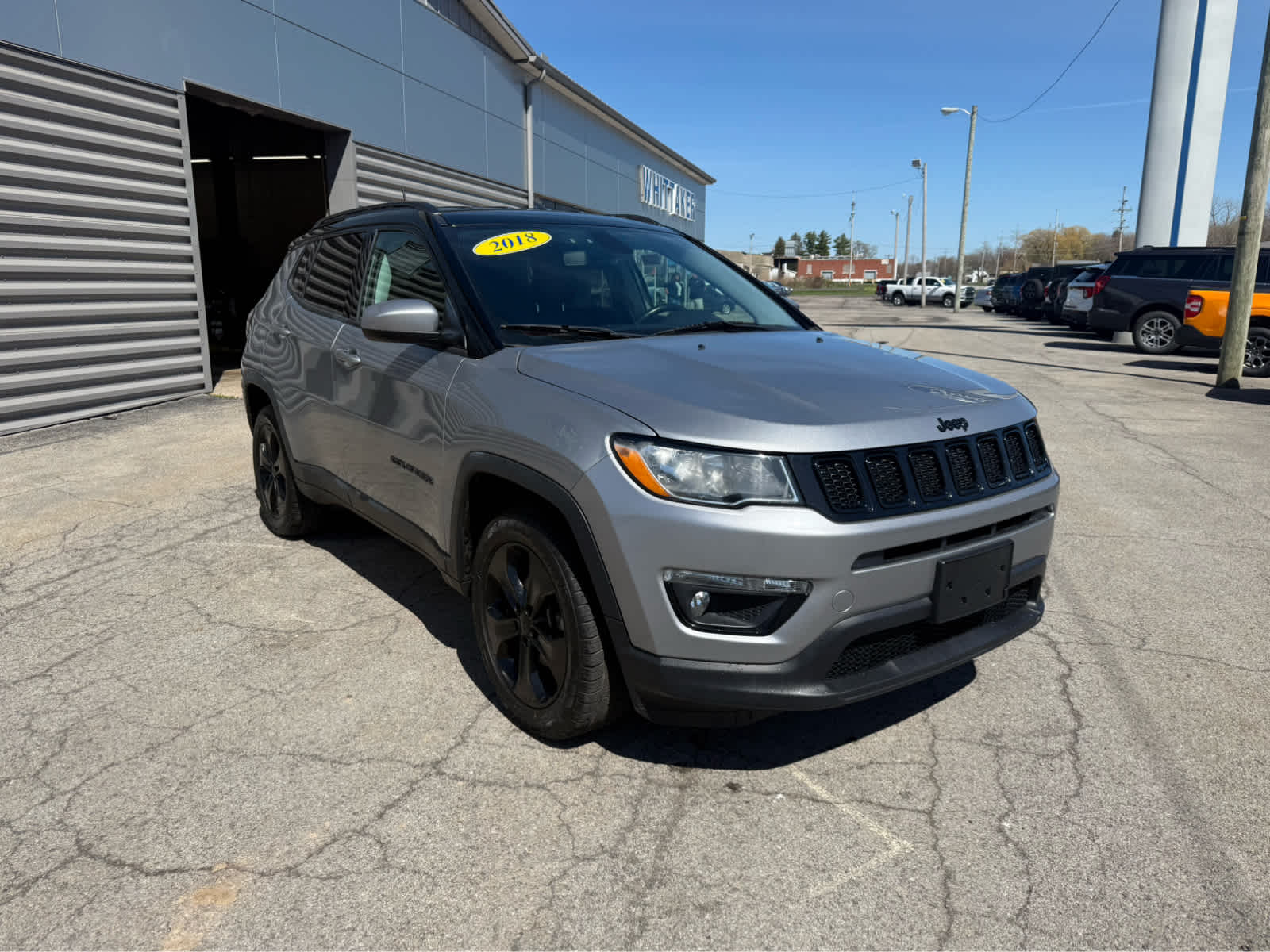 2018 Jeep Compass Altitude - Billet Silver Metallic Clearcoat exterior view 2