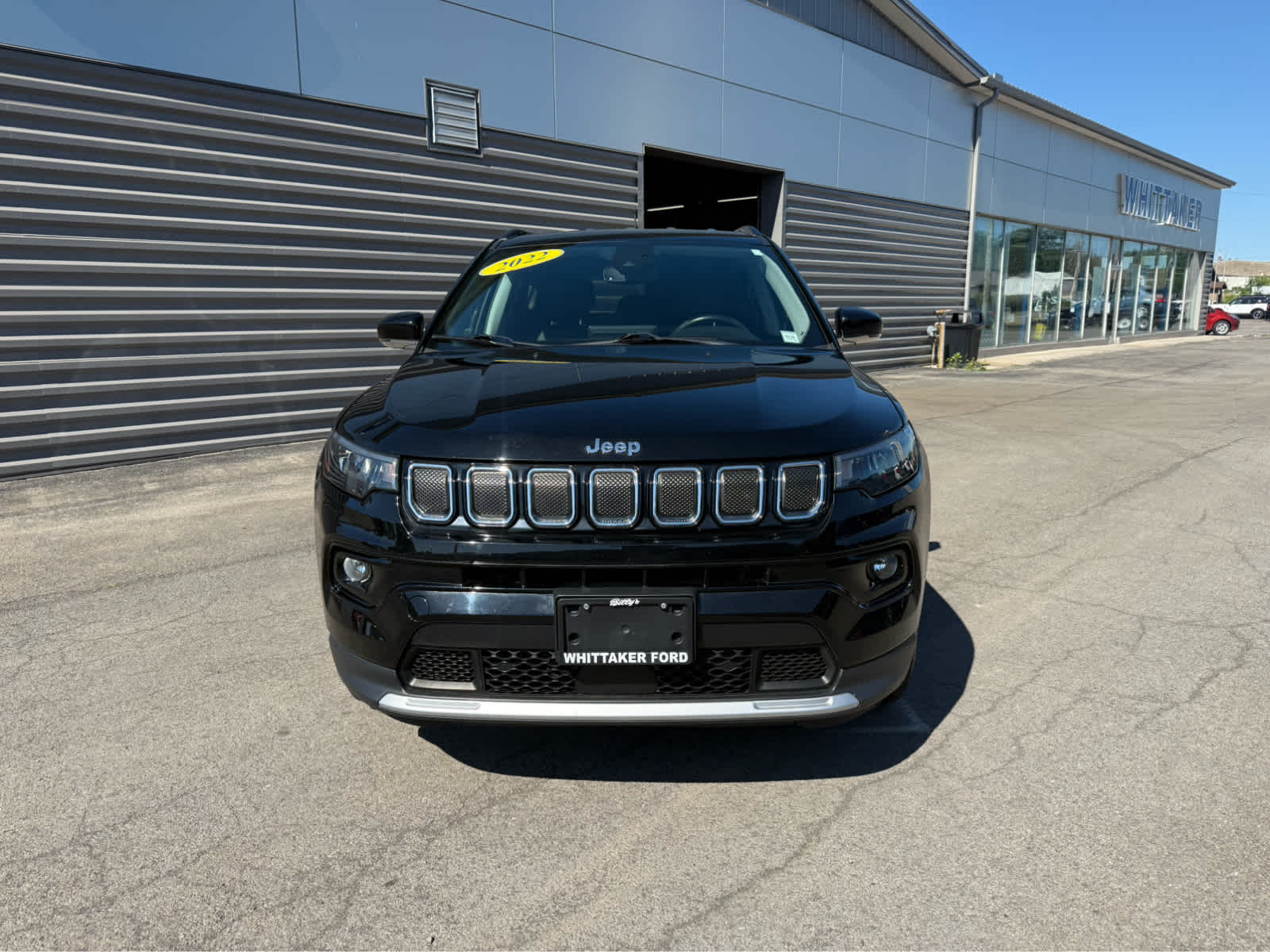 2022 Jeep Compass Limited - Diamond Black Crystal Pearlcoat exterior view 3