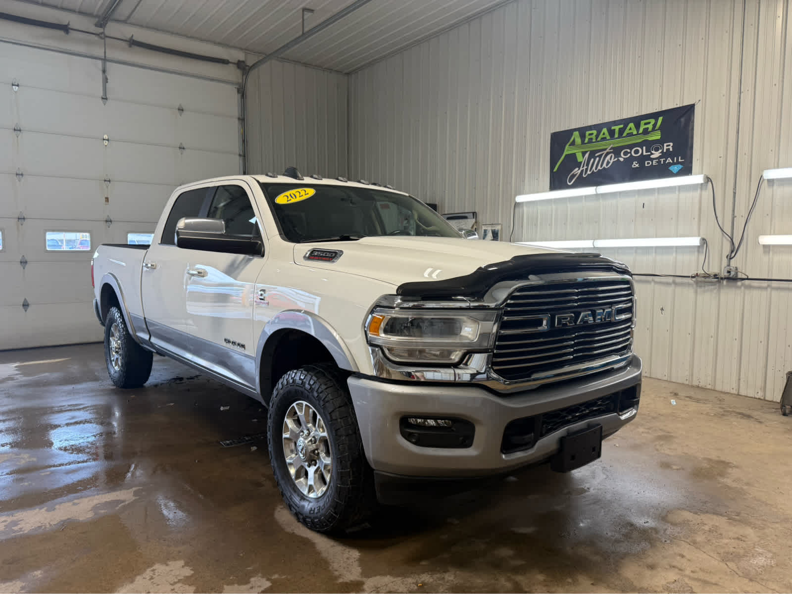 2022 Ram 3500 Laramie - Bright White Clearcoat exterior view 2