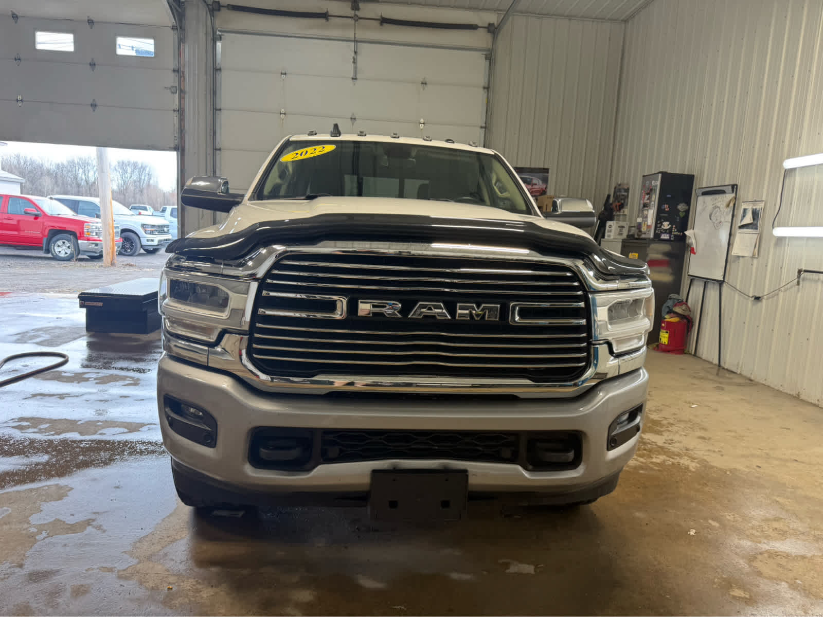 2022 Ram 3500 Laramie - Bright White Clearcoat exterior view 3