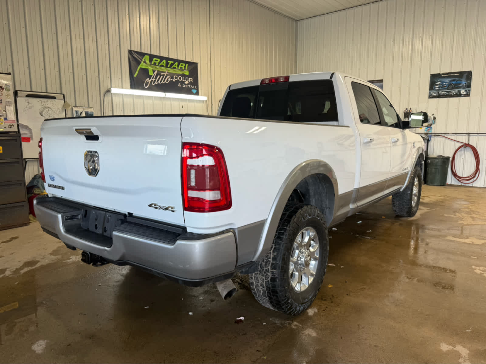 2022 Ram 3500 Laramie - Bright White Clearcoat exterior view 6