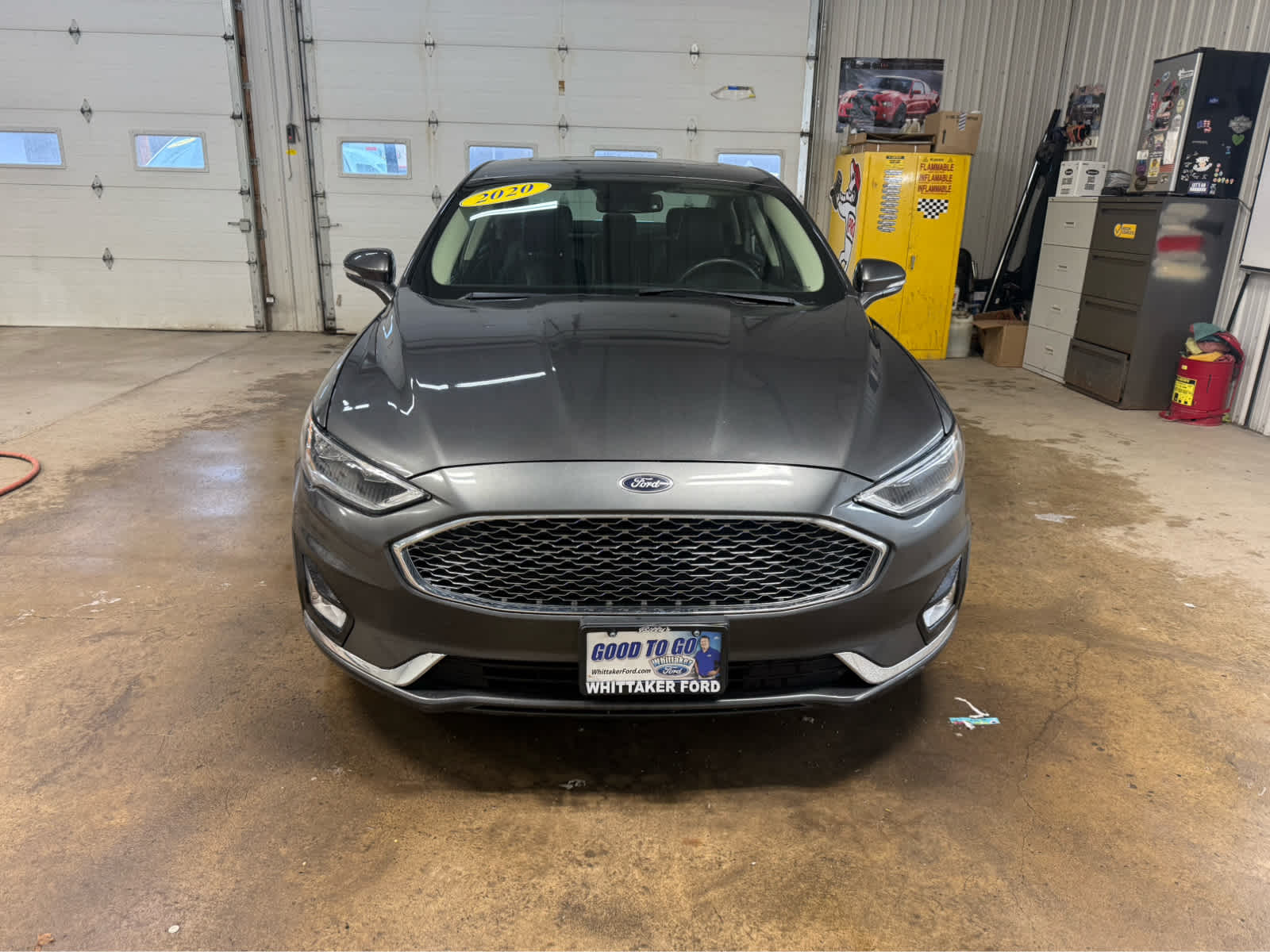2020 Ford Fusion Titanium - Magnetic Metallic exterior view 3