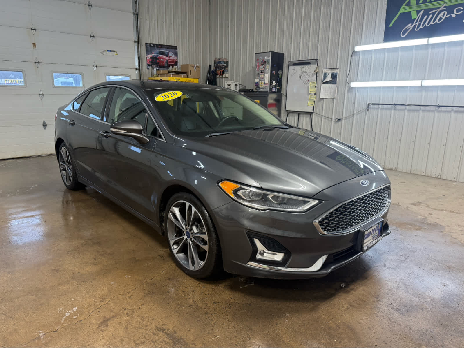 2020 Ford Fusion Titanium - Magnetic Metallic exterior view 2