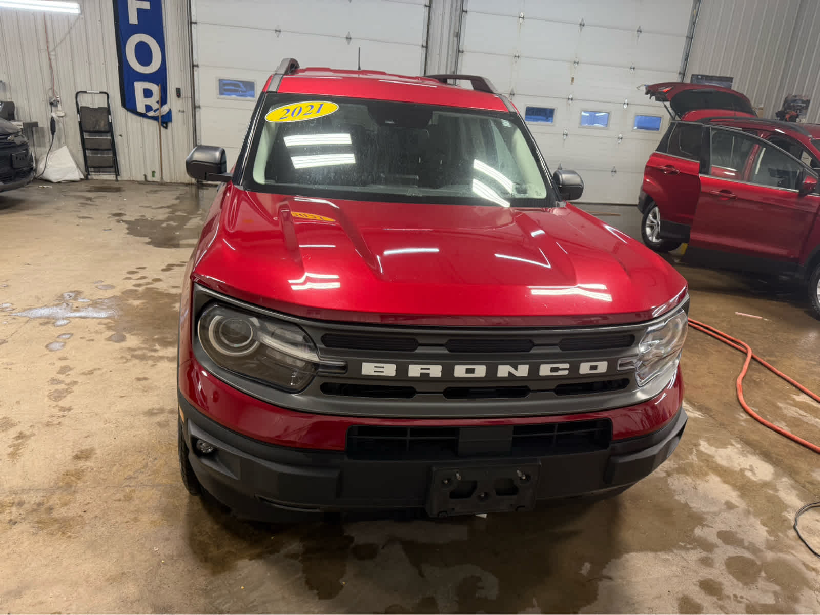 2021 Ford Bronco Sport Big Bend - Rapid Red Metallic Tinted Clearcoat exterior view 3