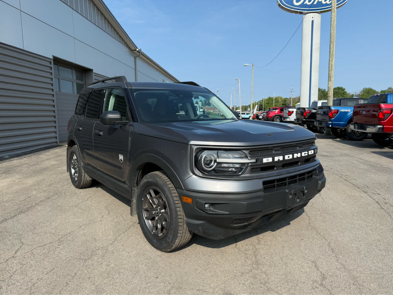 2021 Ford Bronco Sport Big Bend - Carbonized Gray Metallic exterior view 2