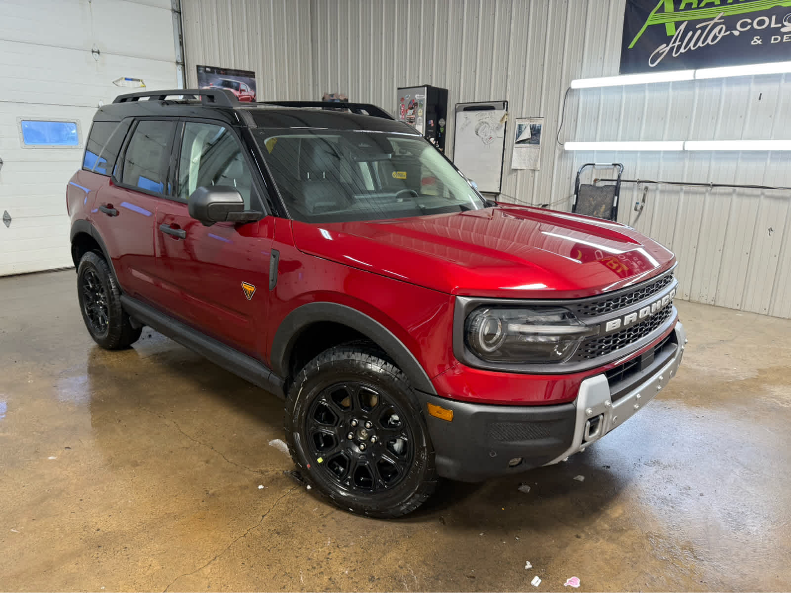 2025 Ford Bronco Sport Badlands - Ruby Red Metallic Tinted Clearcoat exterior view 3
