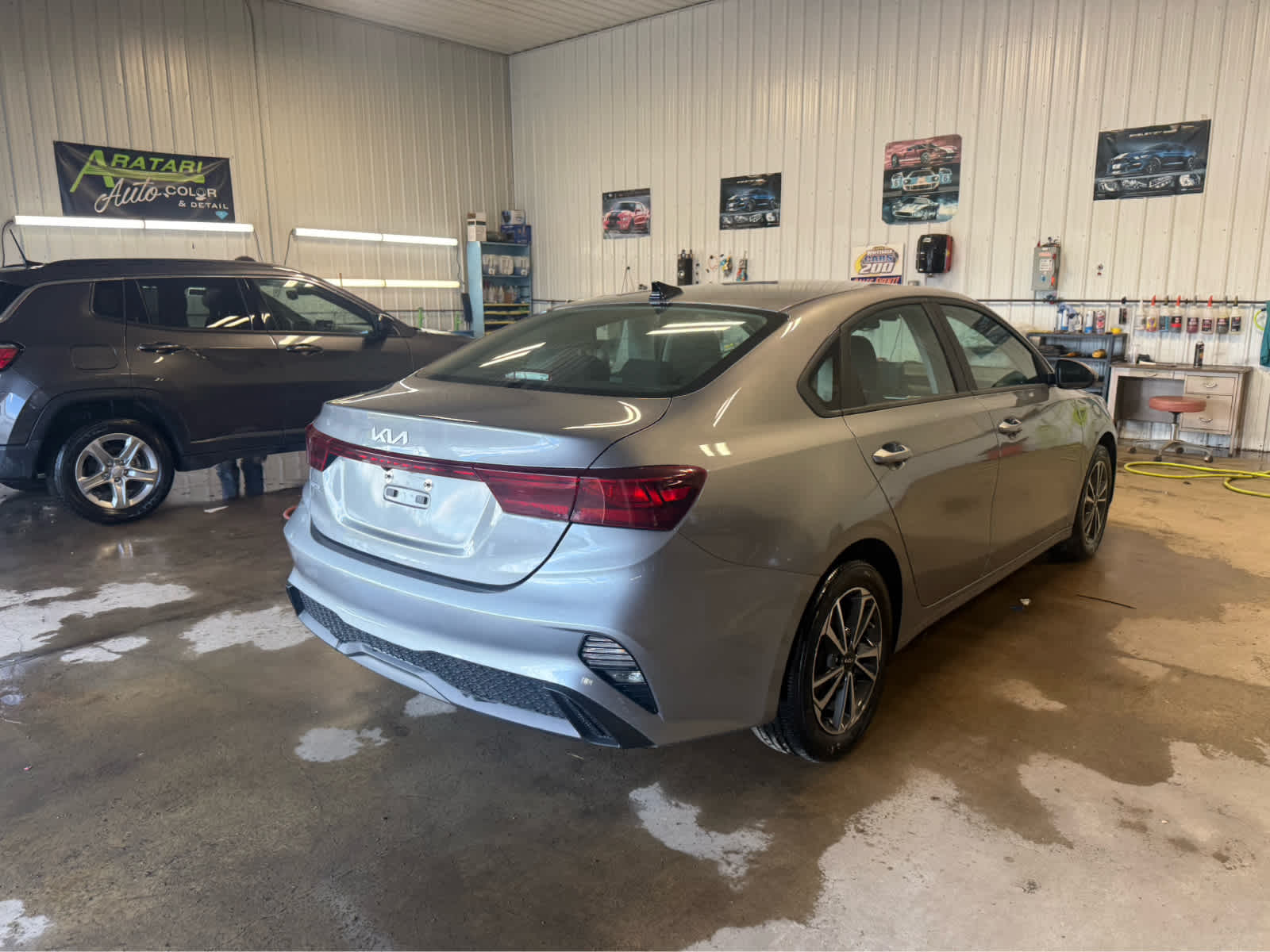 2024 Kia Forte LXS - Steel Gray exterior view 5