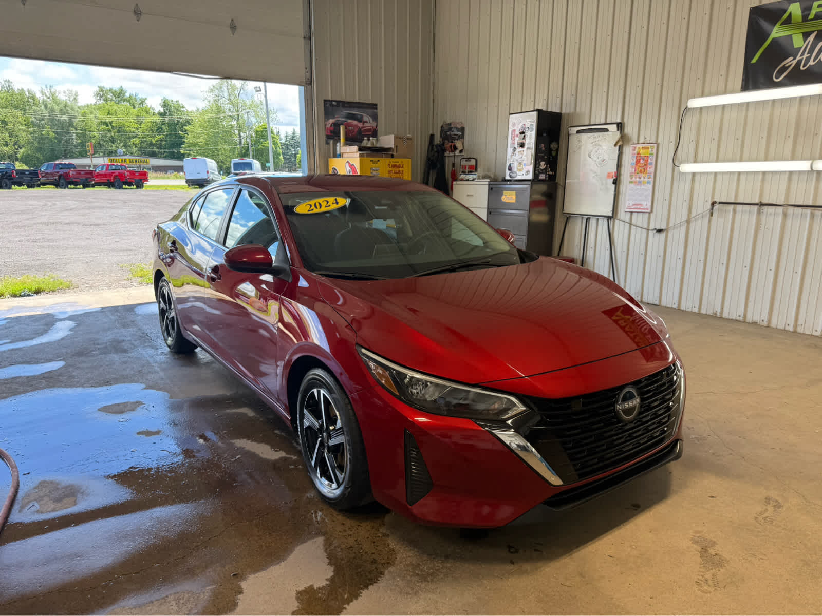 2024 Nissan Sentra SV - Scarlet Ember Tintcoat exterior view 2