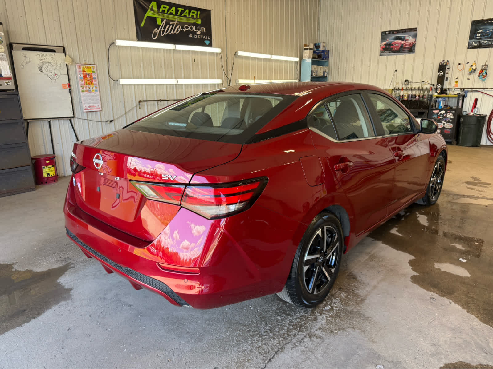 2024 Nissan Sentra SV - Scarlet Ember Tintcoat exterior view 5