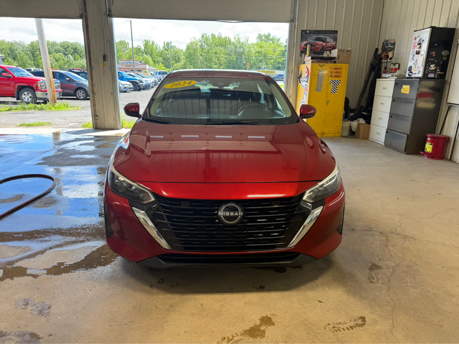 2024 Nissan Sentra SV - Scarlet Ember Tintcoat exterior view 3