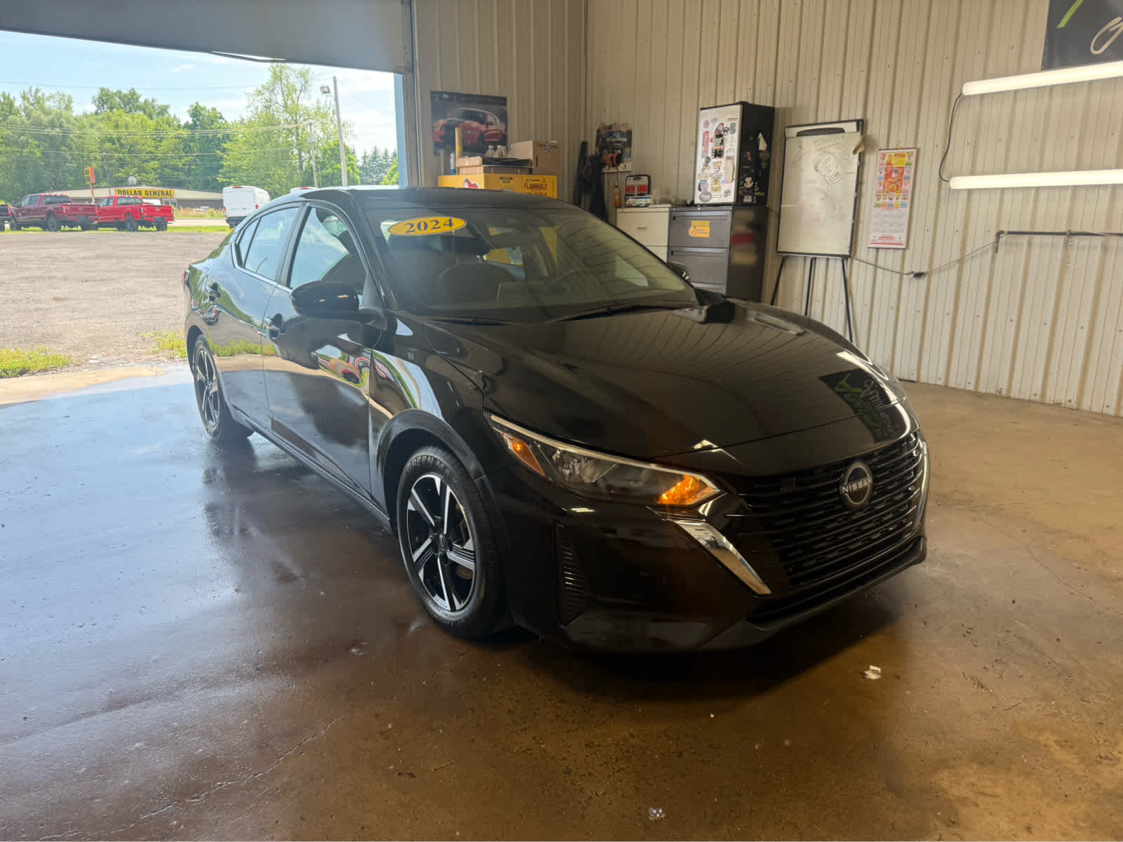 2024 Nissan Sentra SV - Super Black exterior view 2