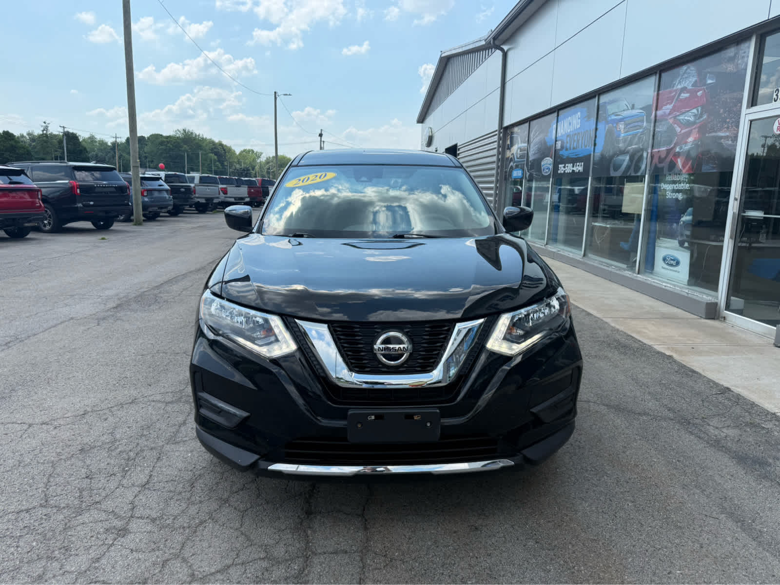 2020 Nissan Rogue S - Magnetic Black Pearl exterior view 3