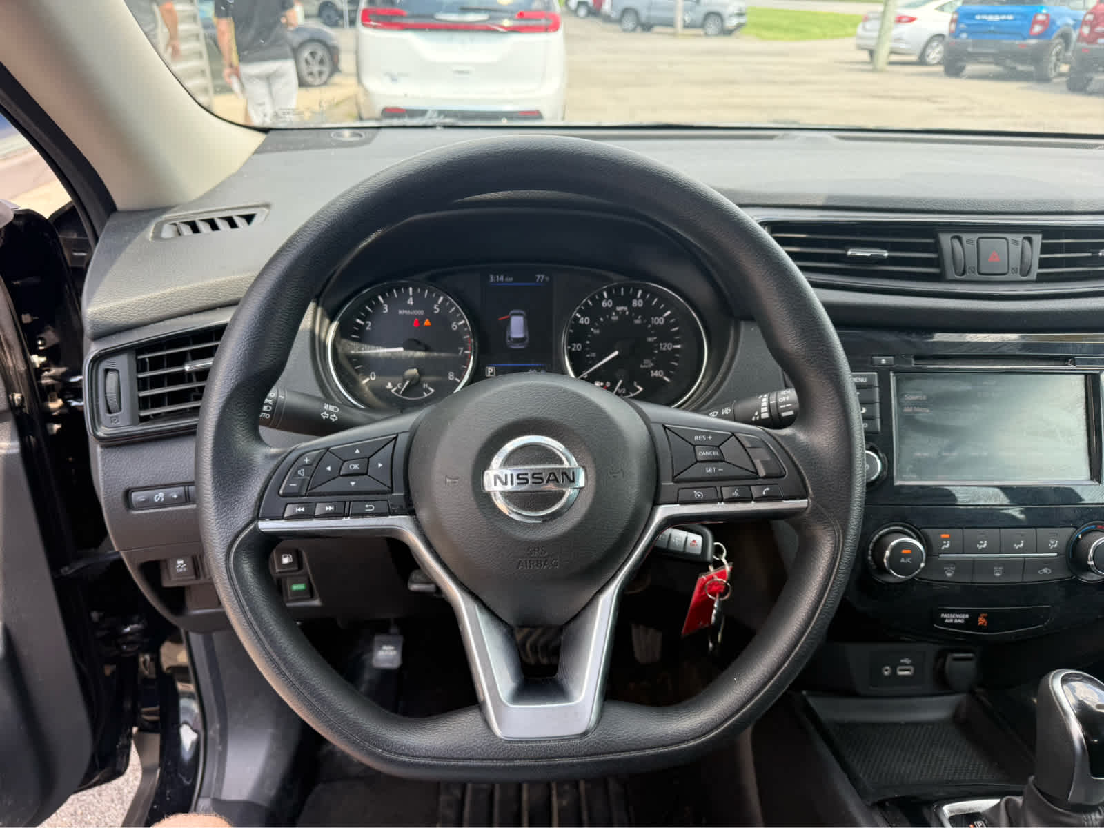 2020 Nissan Rogue S - Magnetic Black Pearl exterior view 8