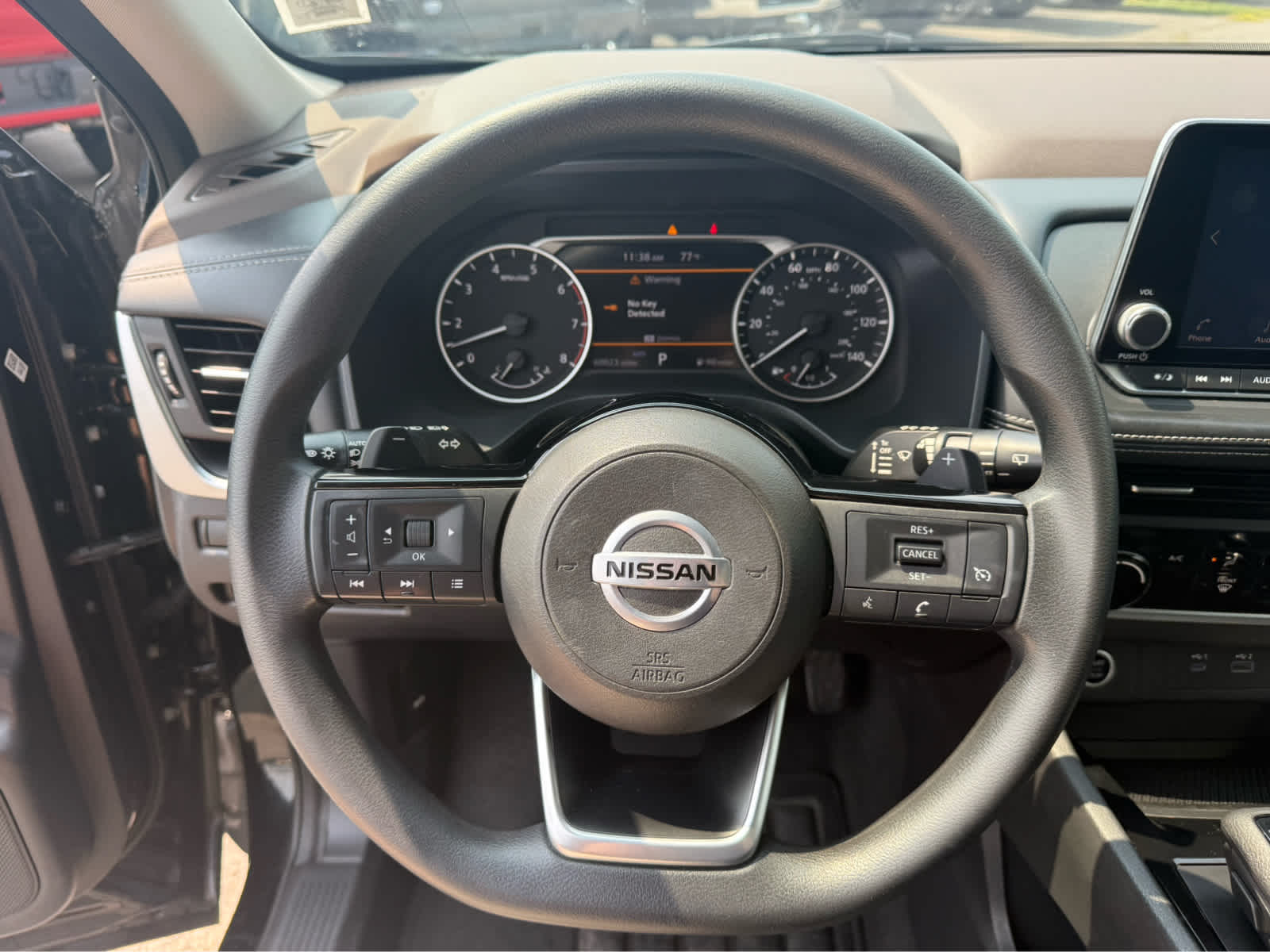 2021 Nissan Rogue S - Super Black exterior view 8