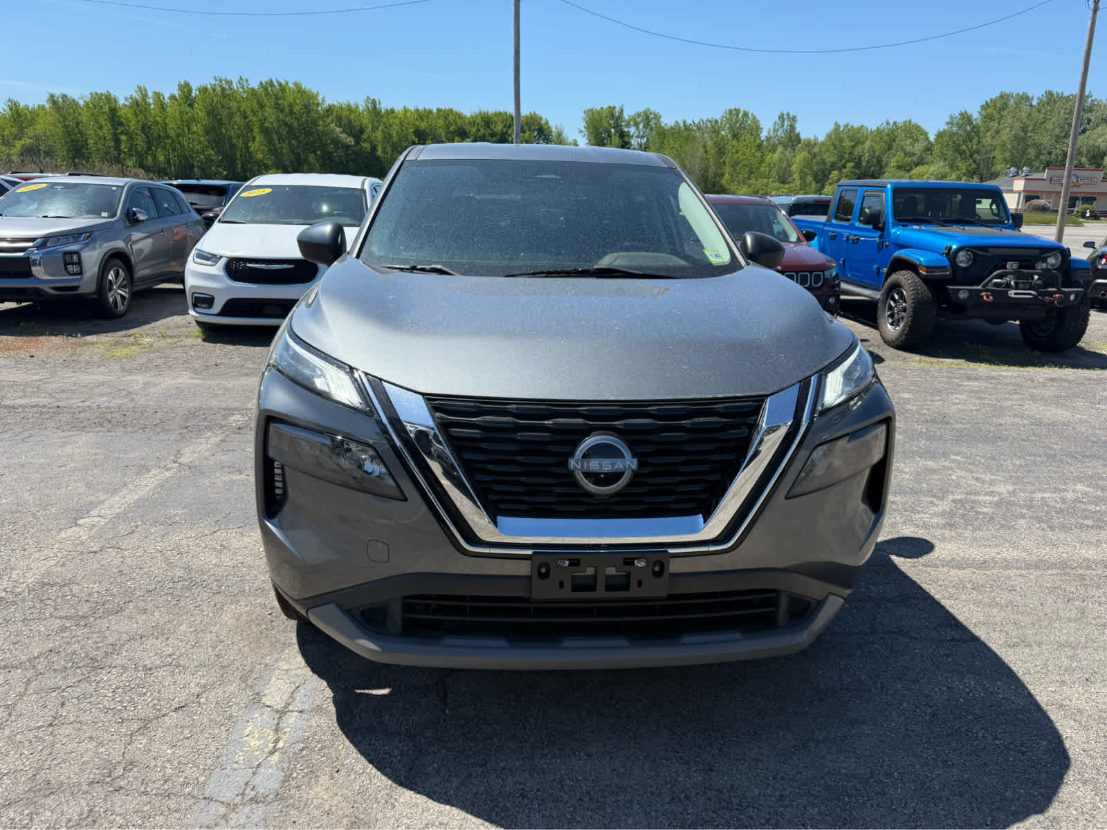 2023 Nissan Rogue S - Gun Metallic exterior view 3