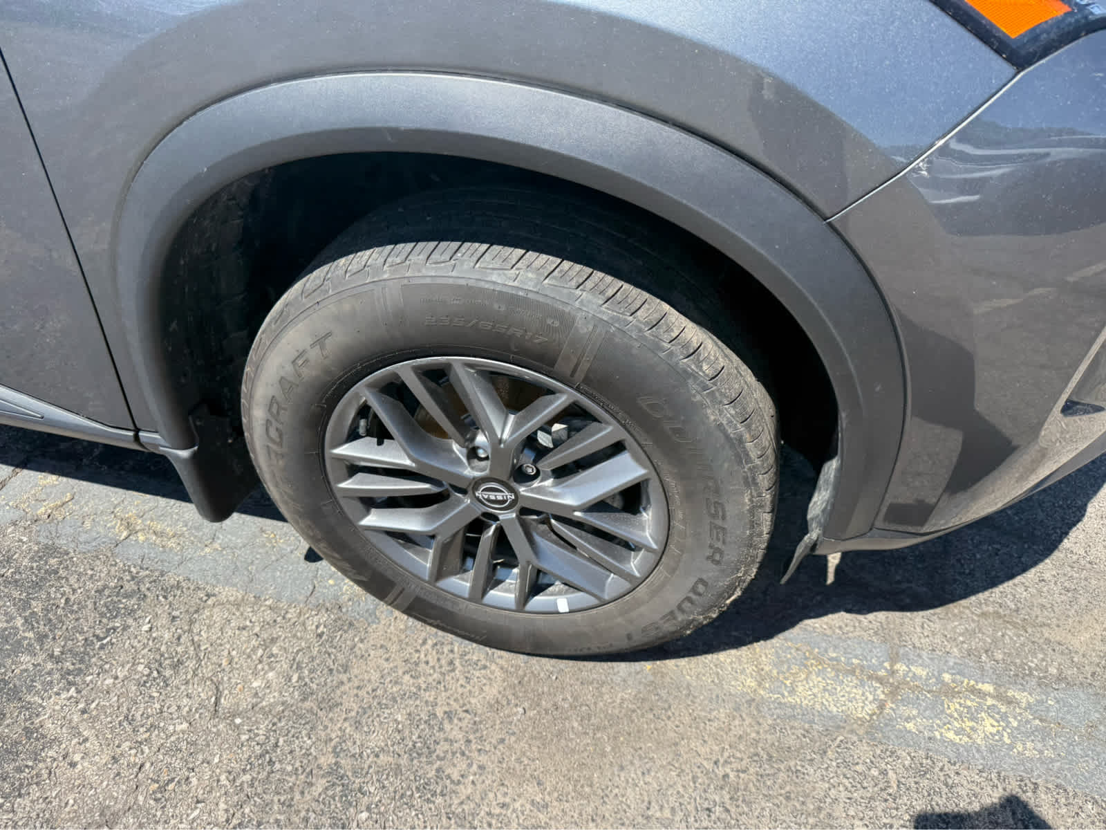2023 Nissan Rogue S - Gun Metallic exterior view 4