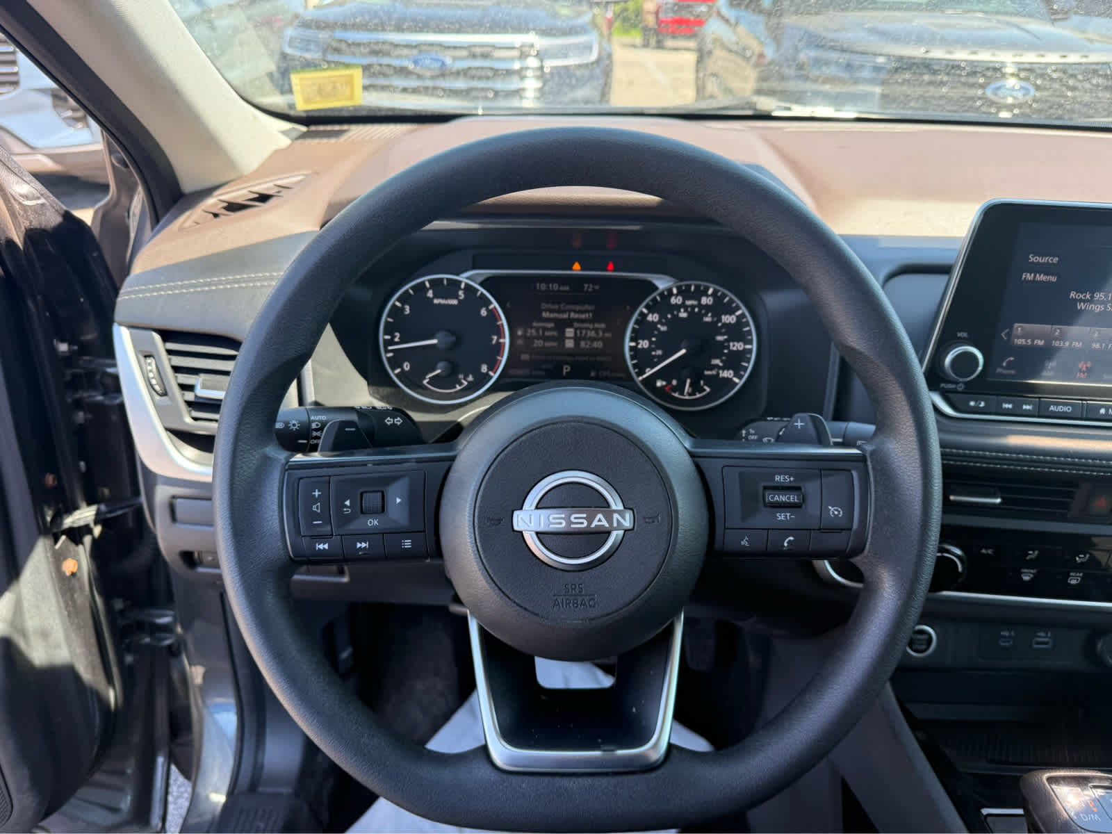 2023 Nissan Rogue S - Gun Metallic exterior view 8