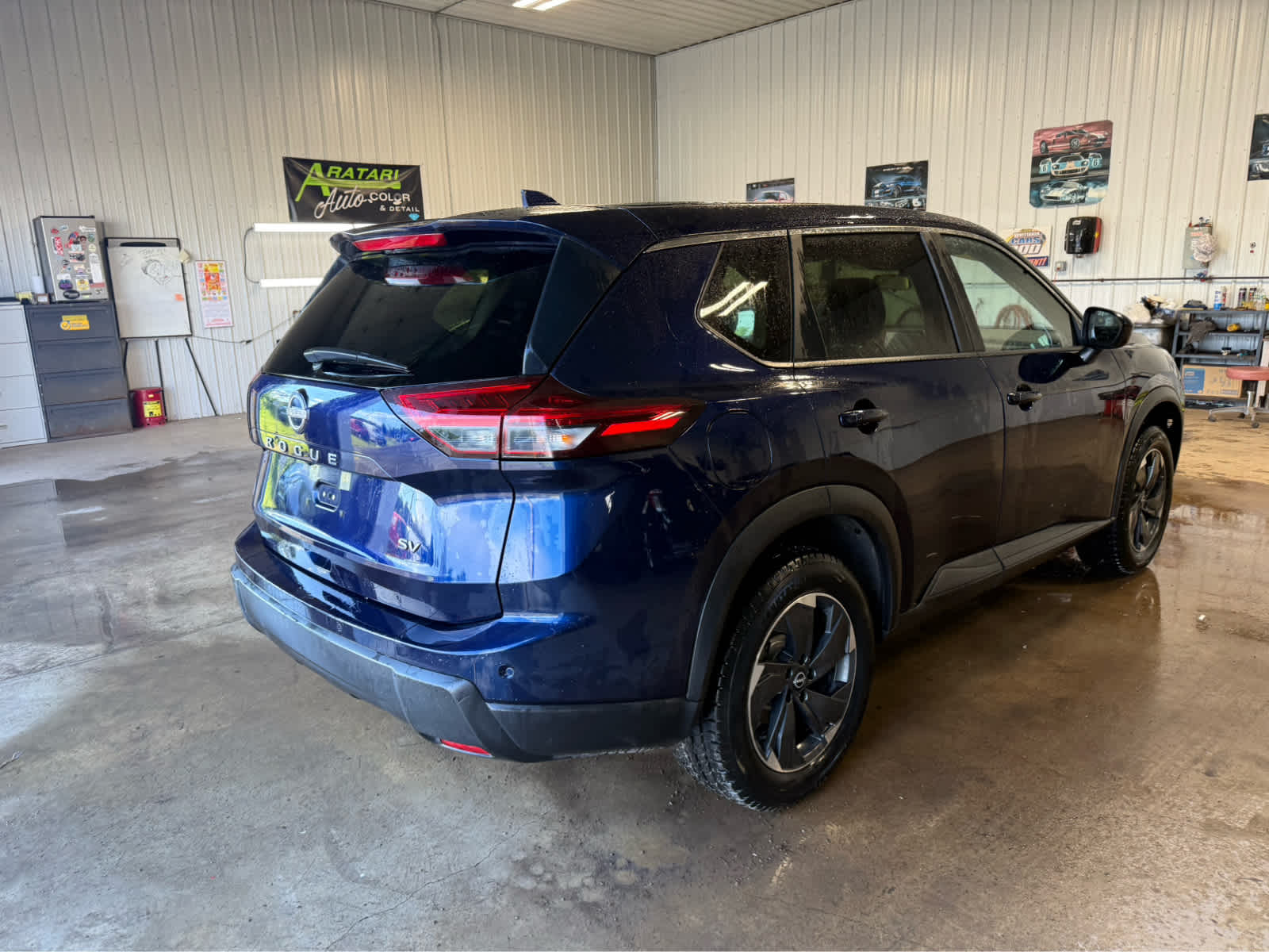 2024 Nissan Rogue SV - Deep Ocean Blue Pearl exterior view 5