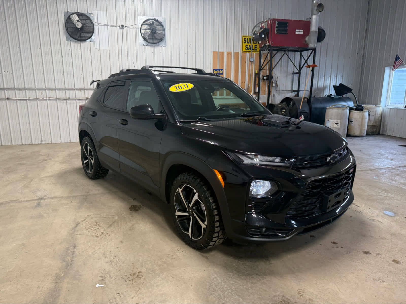 2021 Chevrolet Trailblazer RS - Mosaic Black Metallic exterior view 2
