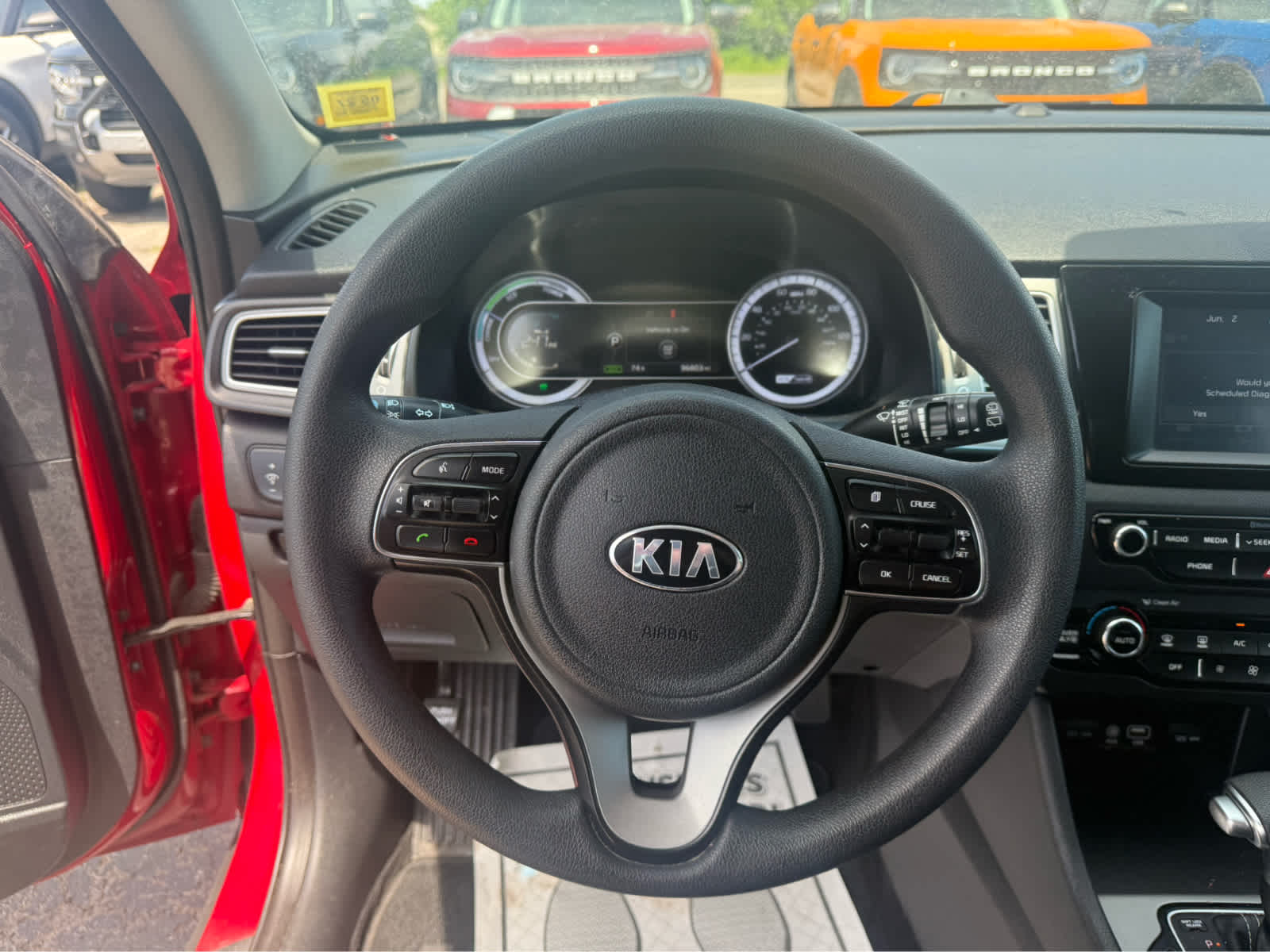 2018 Kia Niro LX - Crimson Red exterior view 8