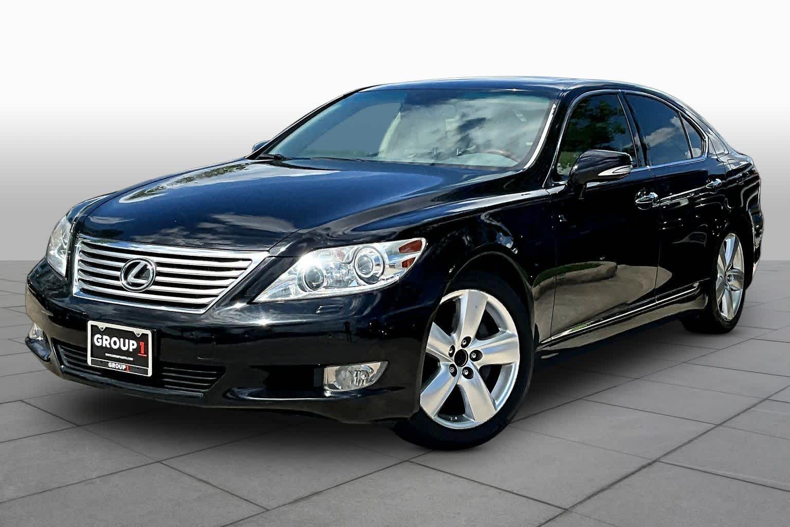 Black (Obsidian) 2012 Lexus LS 460 RWD Sedan Rear-Wheel Drive 8-Speed Automatic