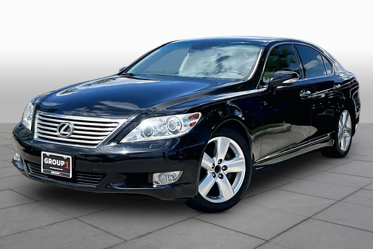 Black (Obsidian) 2012 Lexus LS 460 RWD Sedan Rear-Wheel Drive 8-Speed Automatic