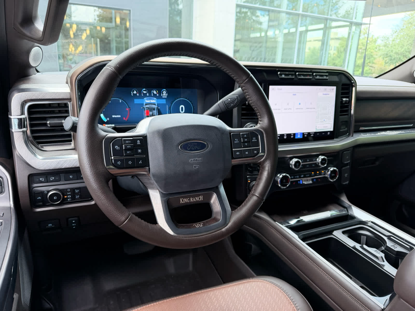 Used 2024 Rapid Red Metallic Tinted Clearcoat/Darkened Bronz Ford King Ranch image 14
