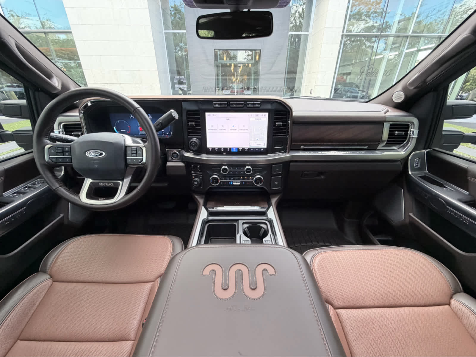 Used 2024 Rapid Red Metallic Tinted Clearcoat/Darkened Bronz Ford King Ranch image 27
