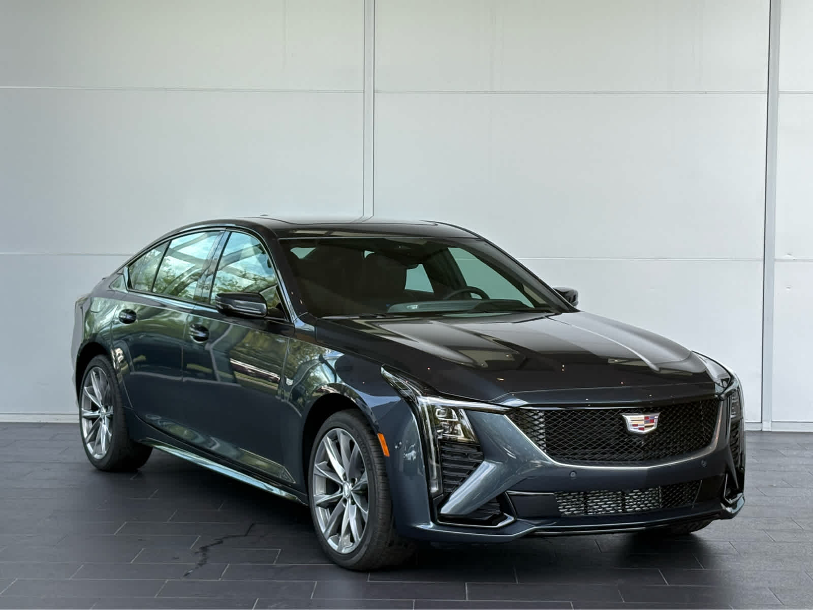 Certified Used 2025 Deep Space Metallic Cadillac Sport image 3