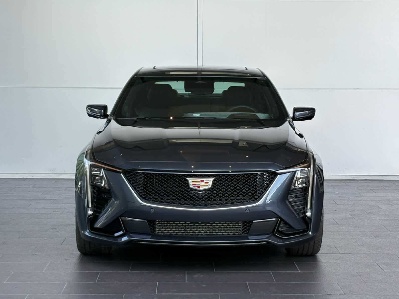 Certified Used 2025 Deep Space Metallic Cadillac Sport image 2