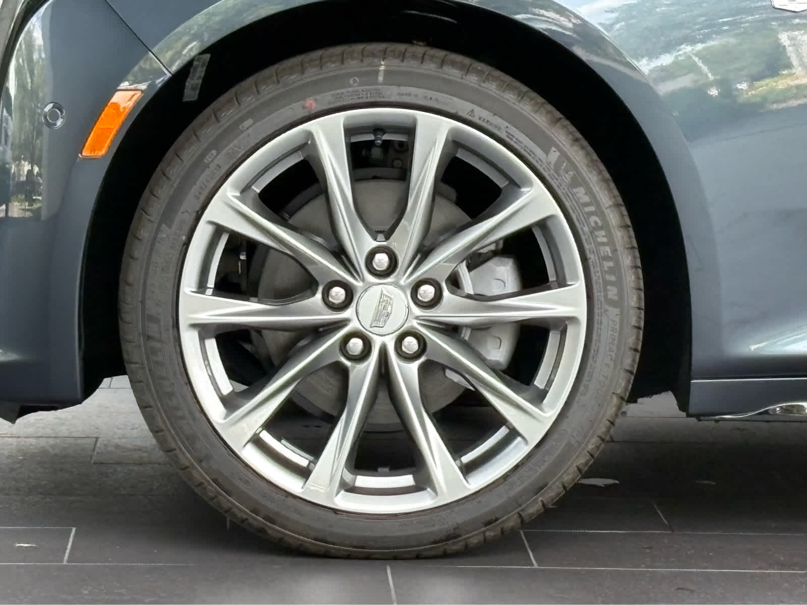 Certified Used 2025 Deep Space Metallic Cadillac Sport image 9
