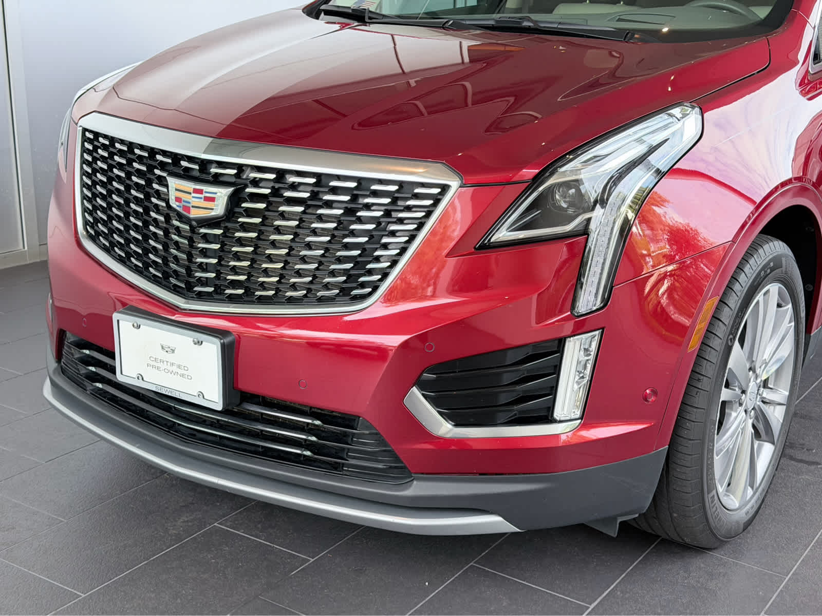 Certified Used 2024 Radiant Red Tintcoat Cadillac FWD Premium Luxury image 8