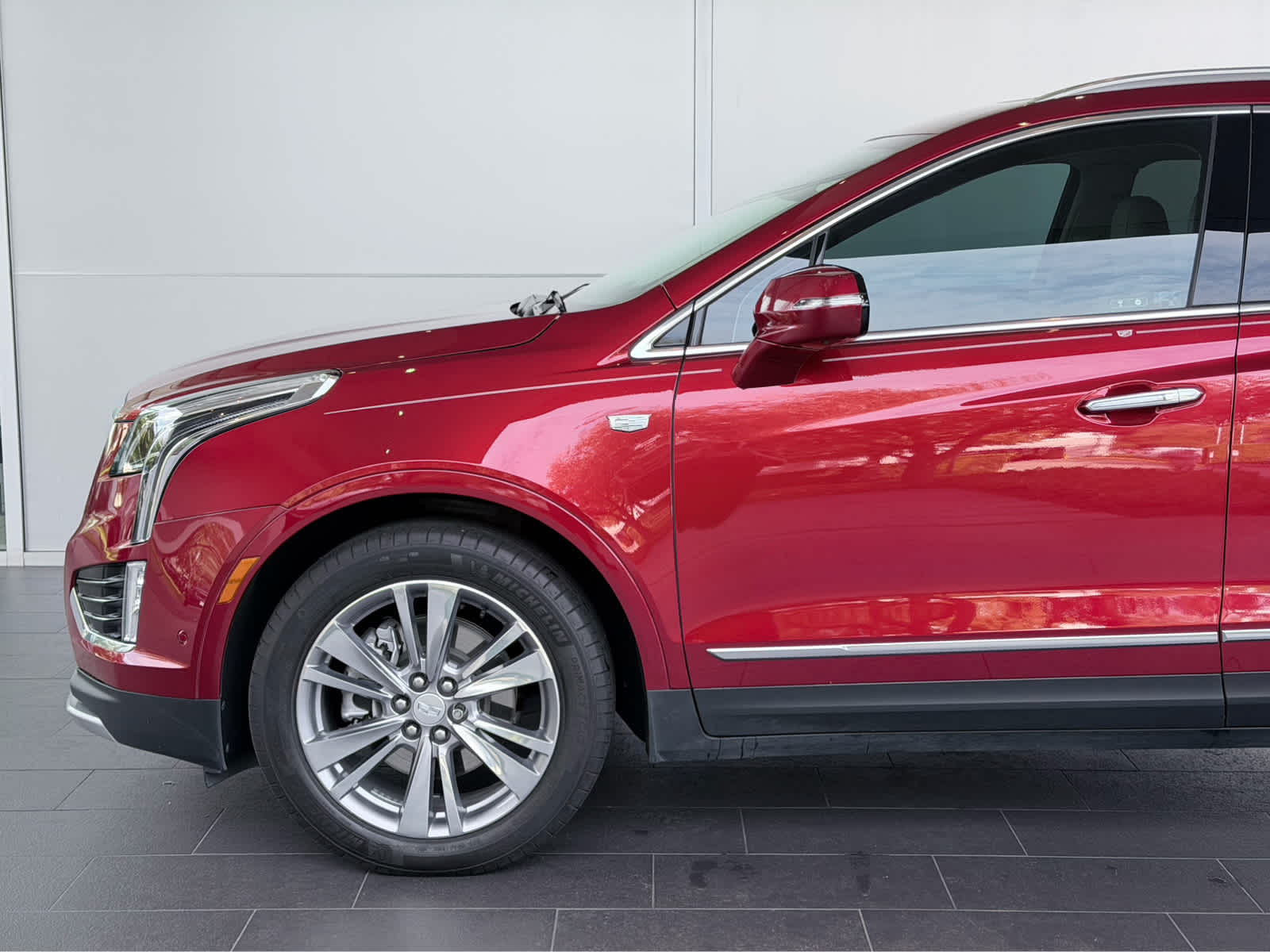 Certified Used 2024 Radiant Red Tintcoat Cadillac FWD Premium Luxury image 7