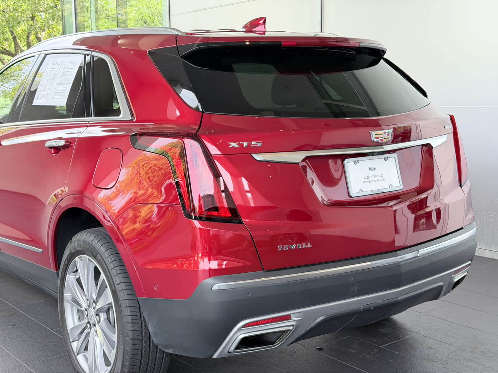 Certified Used 2024 Radiant Red Tintcoat Cadillac FWD Premium Luxury image 10