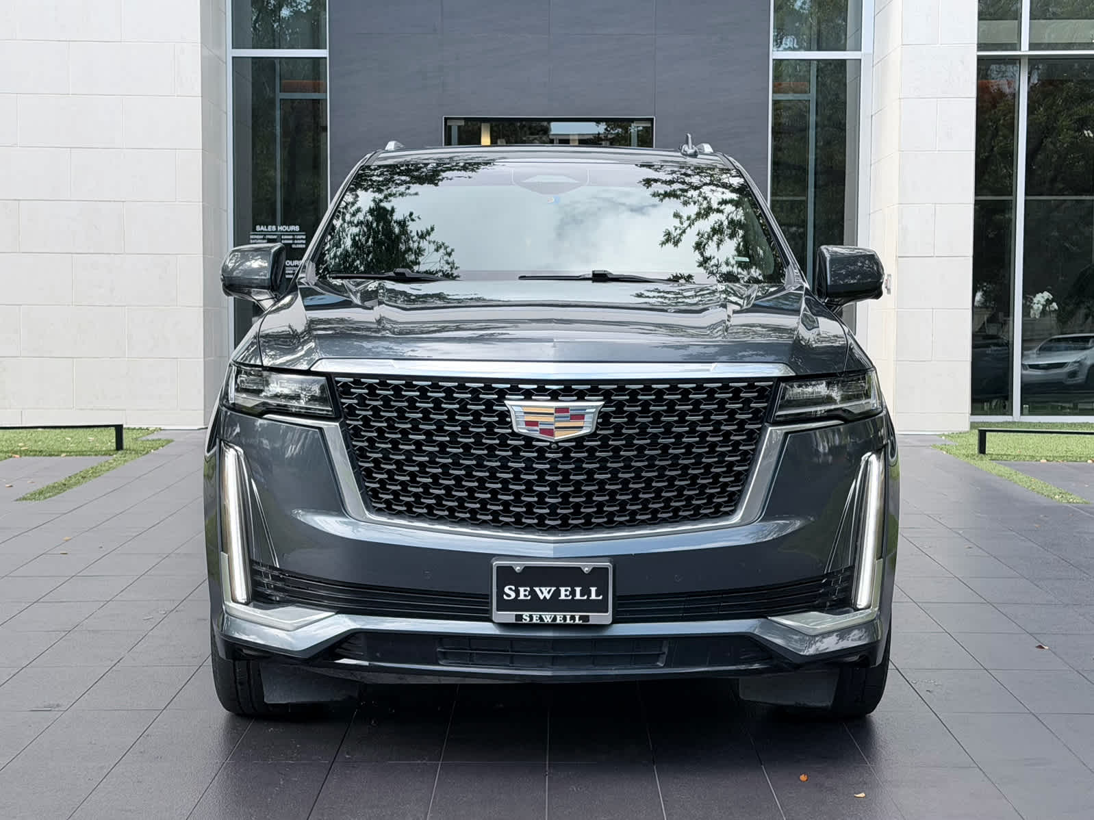 Used 2021 Shadow Metallic Cadillac Premium Luxury image 2