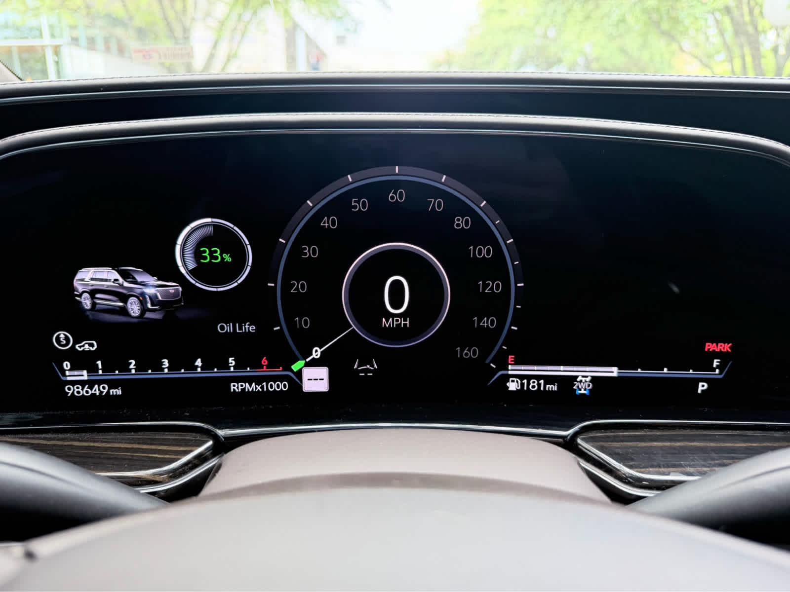 Used 2021 Shadow Metallic Cadillac Premium Luxury image 9