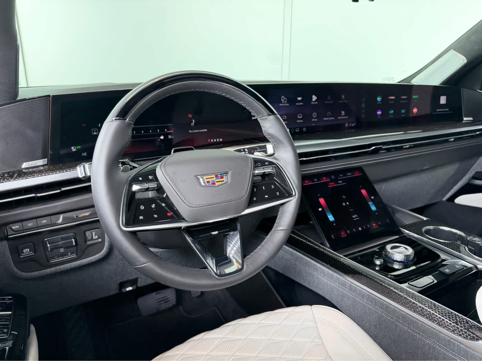 Used 2025 Crystal White Tricoat Cadillac Escalade-V image 14
