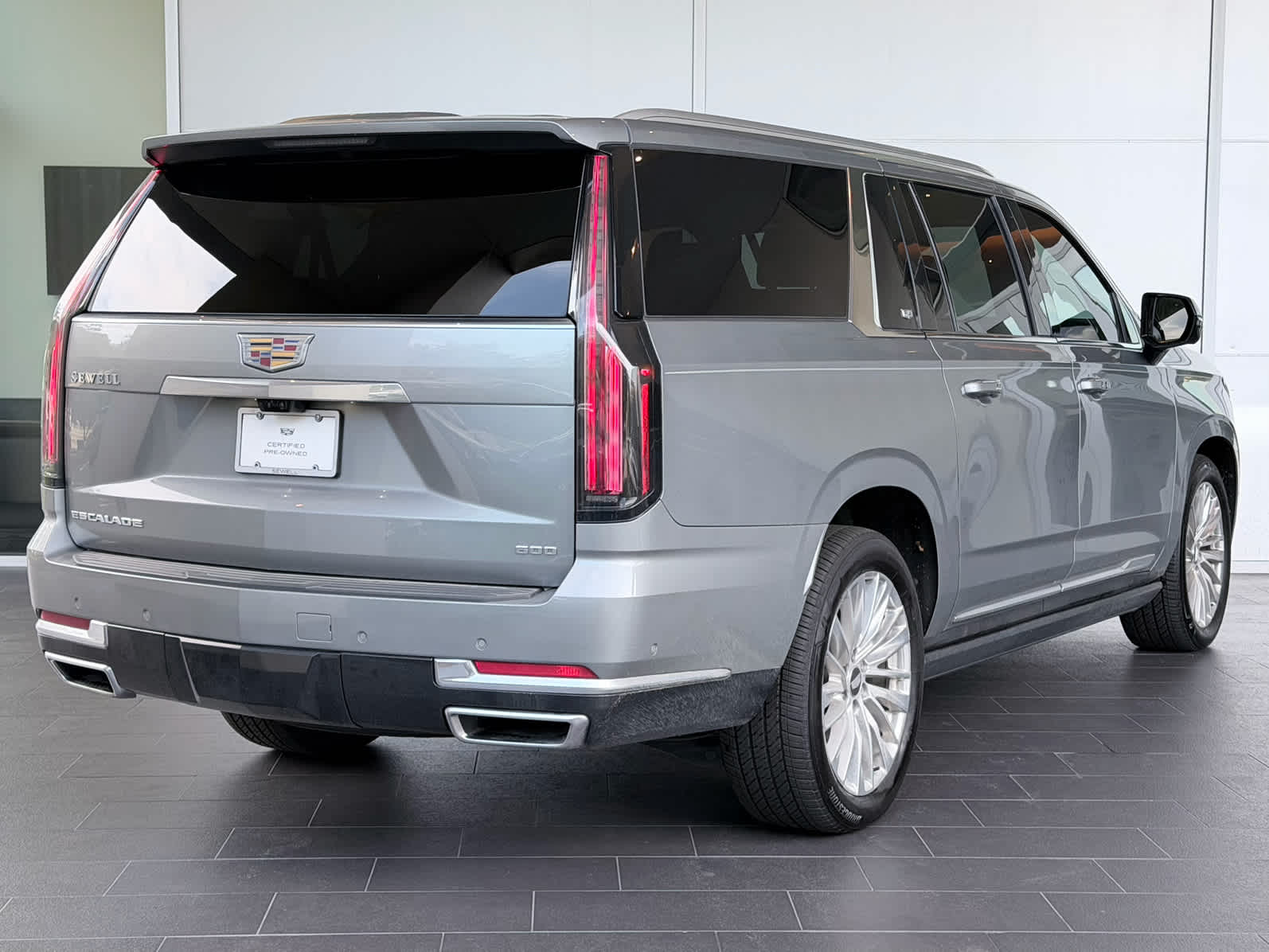 Certified Used 2025 Argent Silver Metallic Cadillac 4WD Premium Luxury image 4