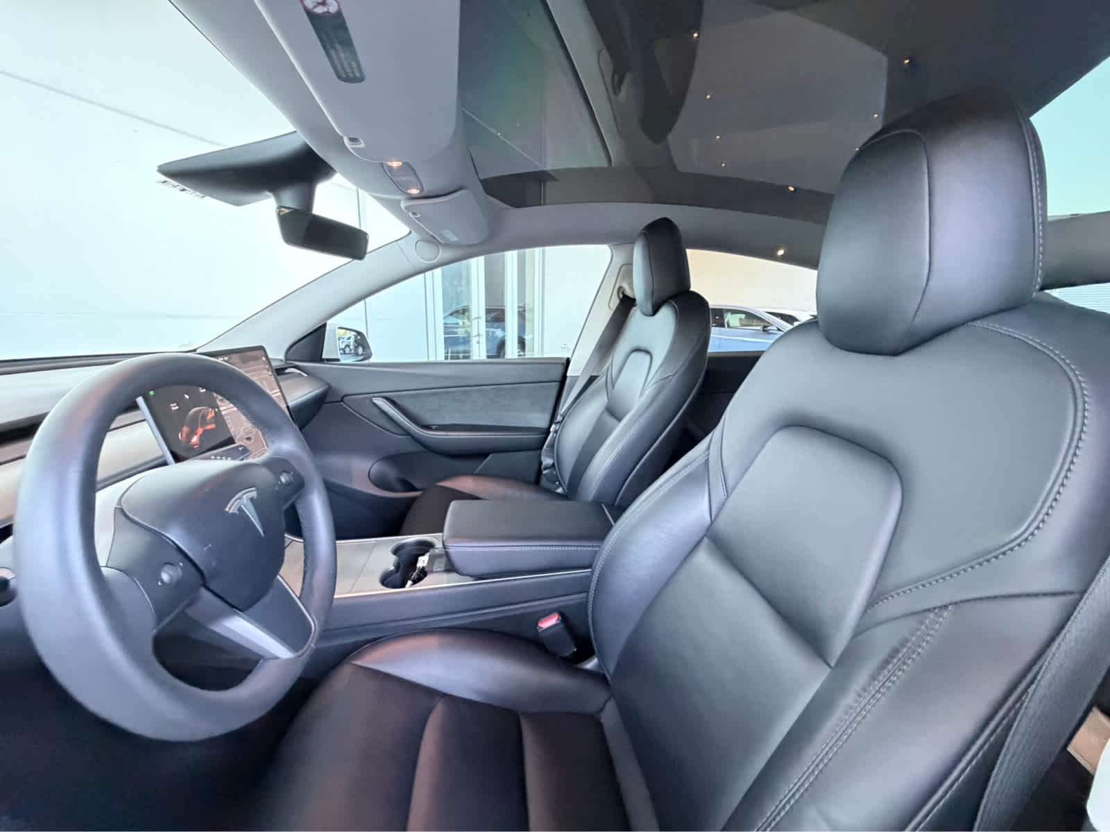 Used 2020 Pearl White Multi-Coat Tesla Long Range image 12