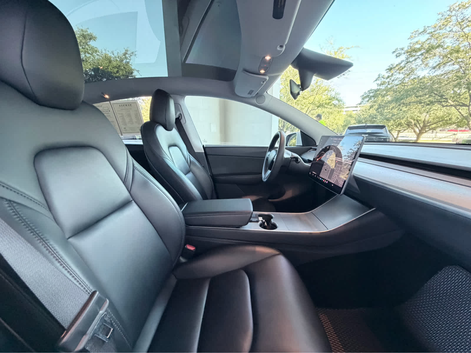 Used 2020 Pearl White Multi-Coat Tesla Long Range image 14