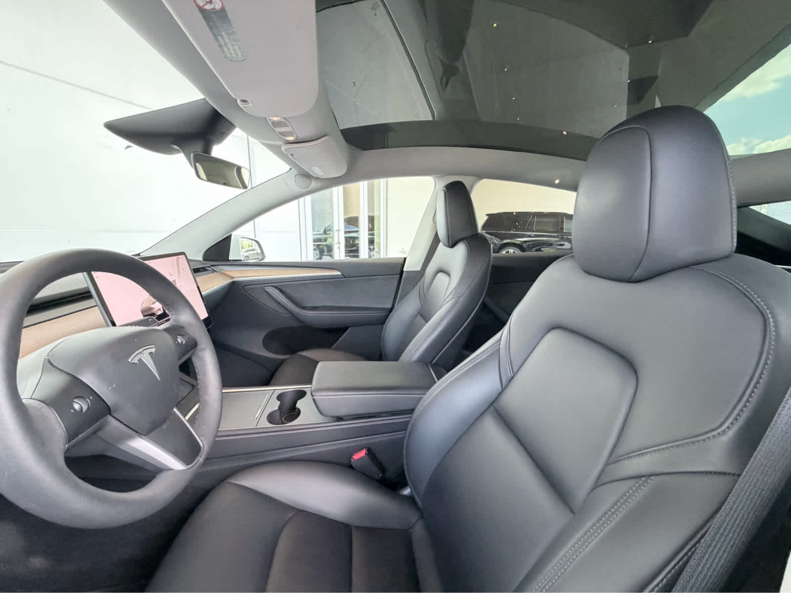Used 2024 Pearl White Multi-Coat Tesla Long Range image 13