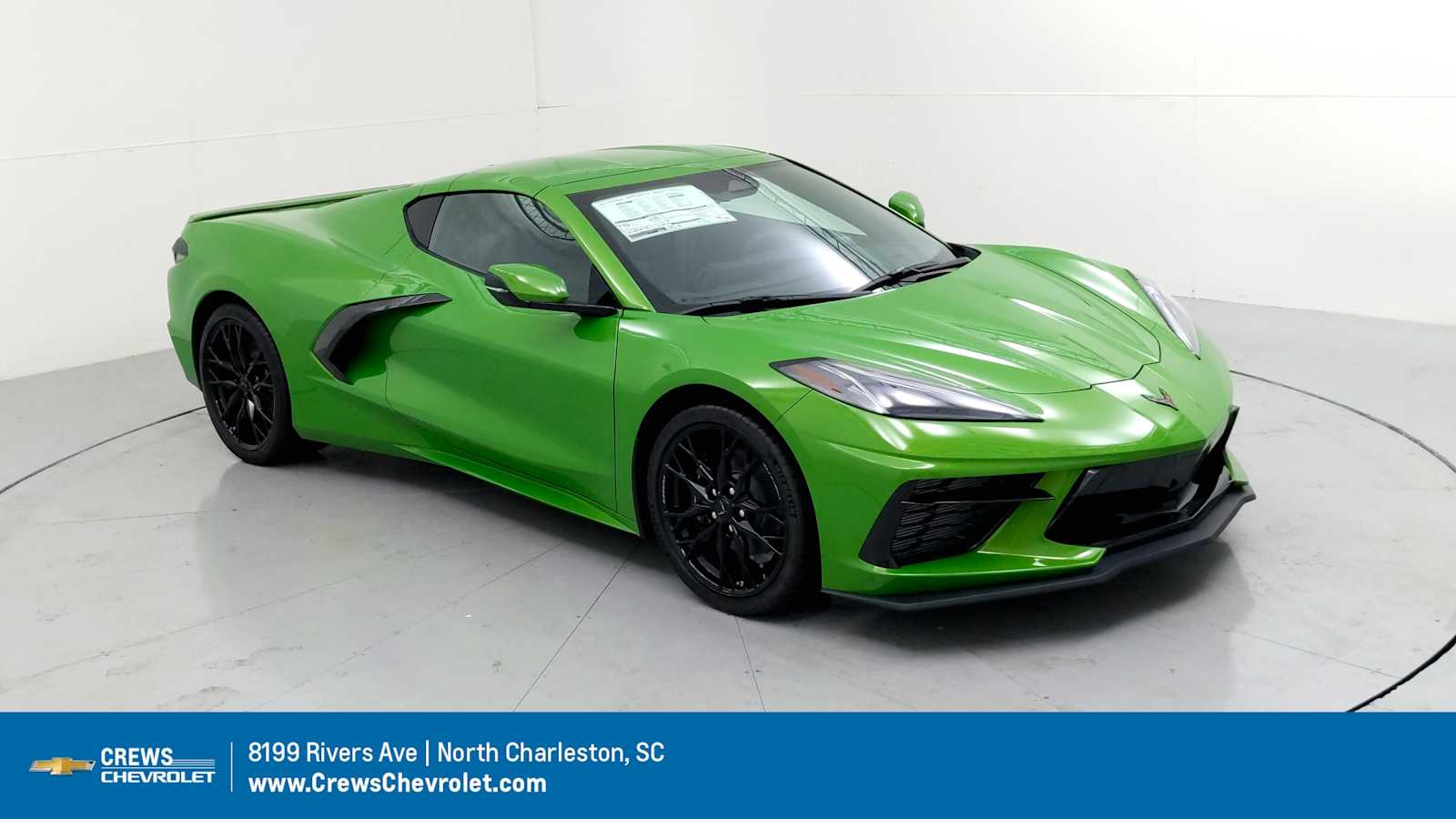 2026 Chevrolet Corvette 1LT Roswell Green Metallic at Crews Chevrolet